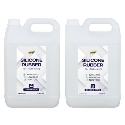 Silicone Rubber Kit 18A for DIY Mold Making 352 oz - Super Elastic, Translucent