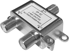 Coaxial Cable Splitter 2 Way, Coax Support 5-2400MHz, Digital Cable... 