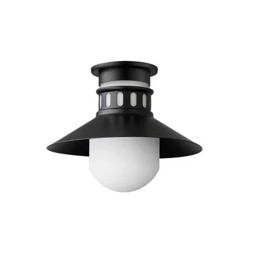Maxim 35120 Admiralty 12"W Flush Mount Outdoor Ceiling Fixture - Black - Picture 1 of 2