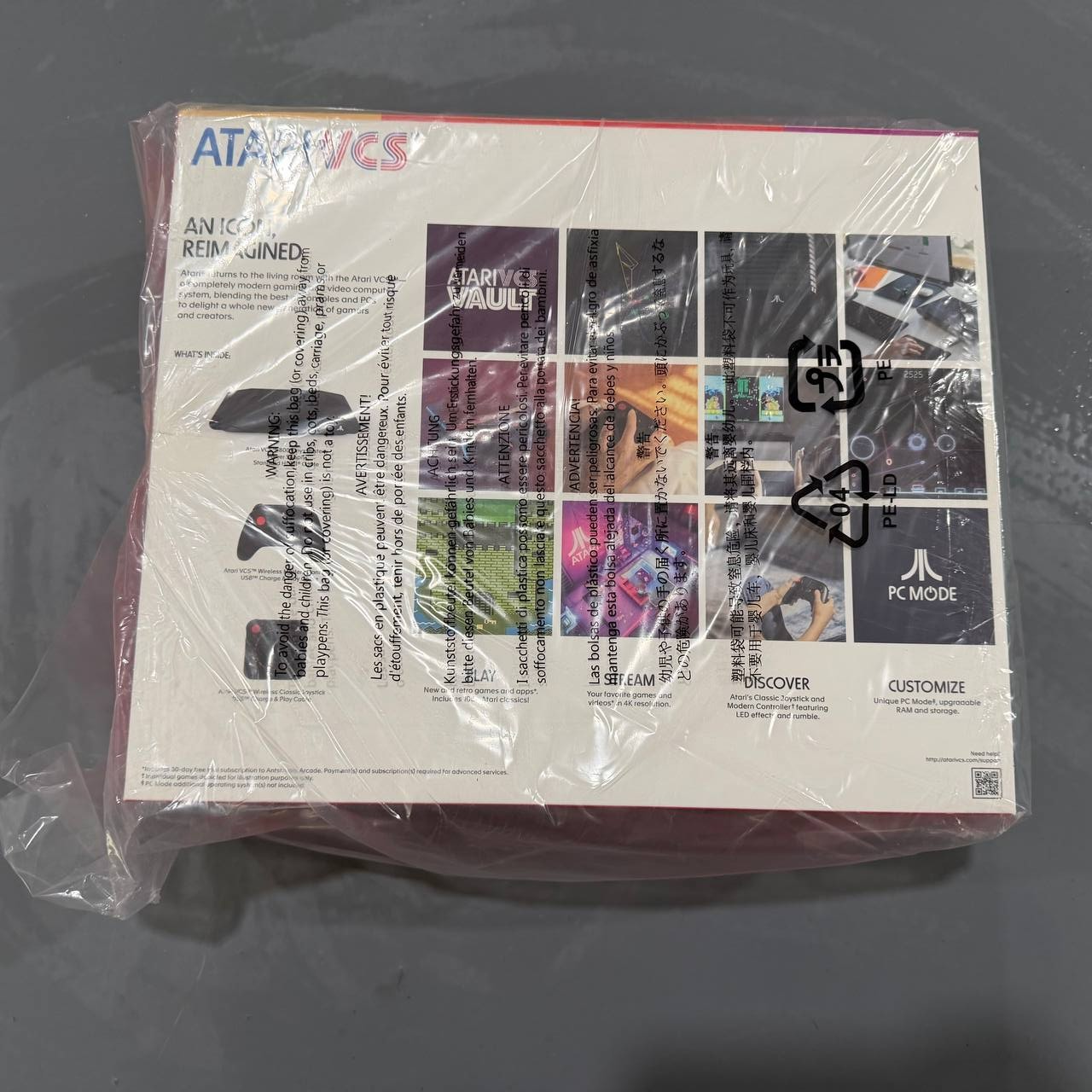 New Sealed - Atari VCS 800 Console ONYX Bundle Video Game Retro Gaming 4K HDMI
