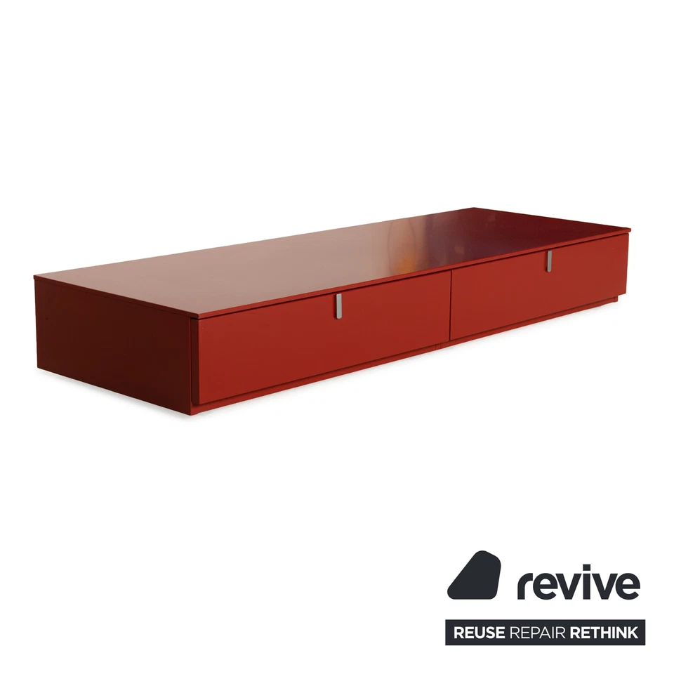 Kettnacker Holz Sideboard Rot Lowboard - Bild 3 von 4