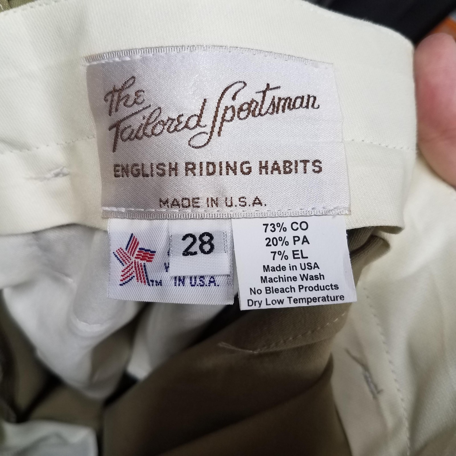 The Tailored Sportsman Ladies Vintage Trophy Hunter  Tan Womens 28L 1965 Low