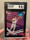 2017 Topps Chrome Aaron Judge Pink Refractor SGC 9.5 Rookie RC PSA BGS