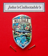 MILLDALE STAFORDSHIRE  WALKING STICK BADGE  / MOUNT LOTM4