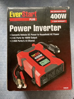 EverStart Plus 400W Max Continuous Power Inverter 