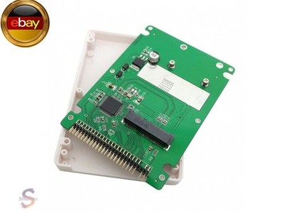 mSATA Mini SATA SSD auf 2,5 Zoll IDE 44Pin Festplattengehäuse Gehäusebox weiß fü