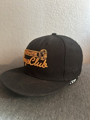 Billionaire Boys Club Hat New Era 59Fifty Size 7 3/8 Black Orange