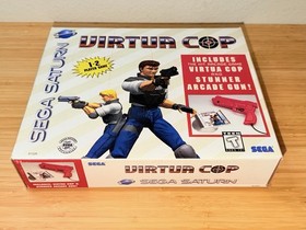 Sega Saturn VIRTUA COP With Game & Stunner Gun BRAND-NEW With Box Never Used.
