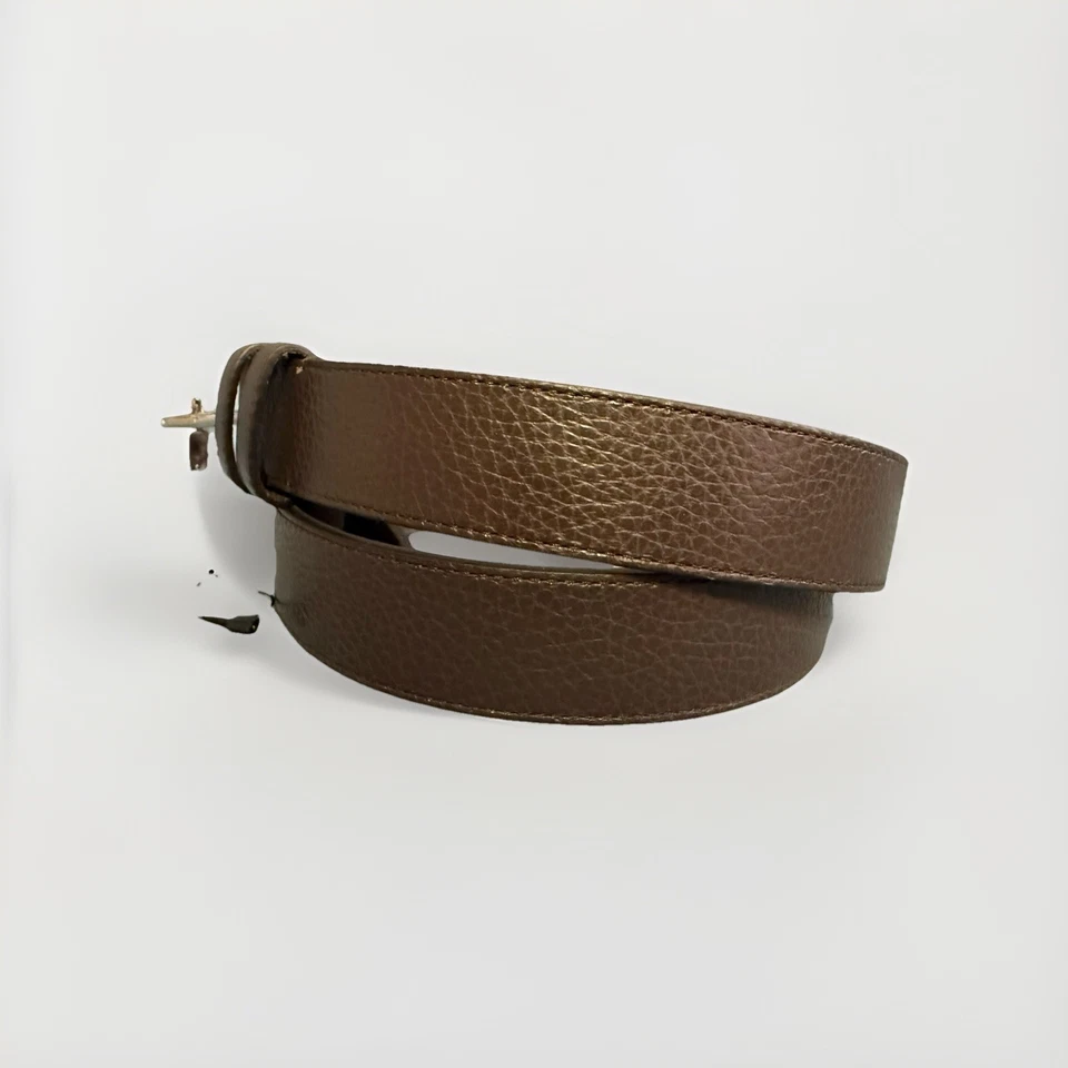ARALDI MILANO DAL 1930 CINTURA MARRONE IN PELLE - Imagen 3 de 4