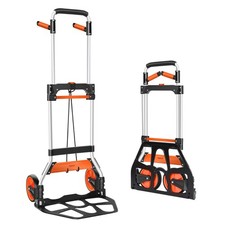 Dolly Cart 309 lb Aluminum Folding Hand Truck with Swivel Handle Heavy Duty...