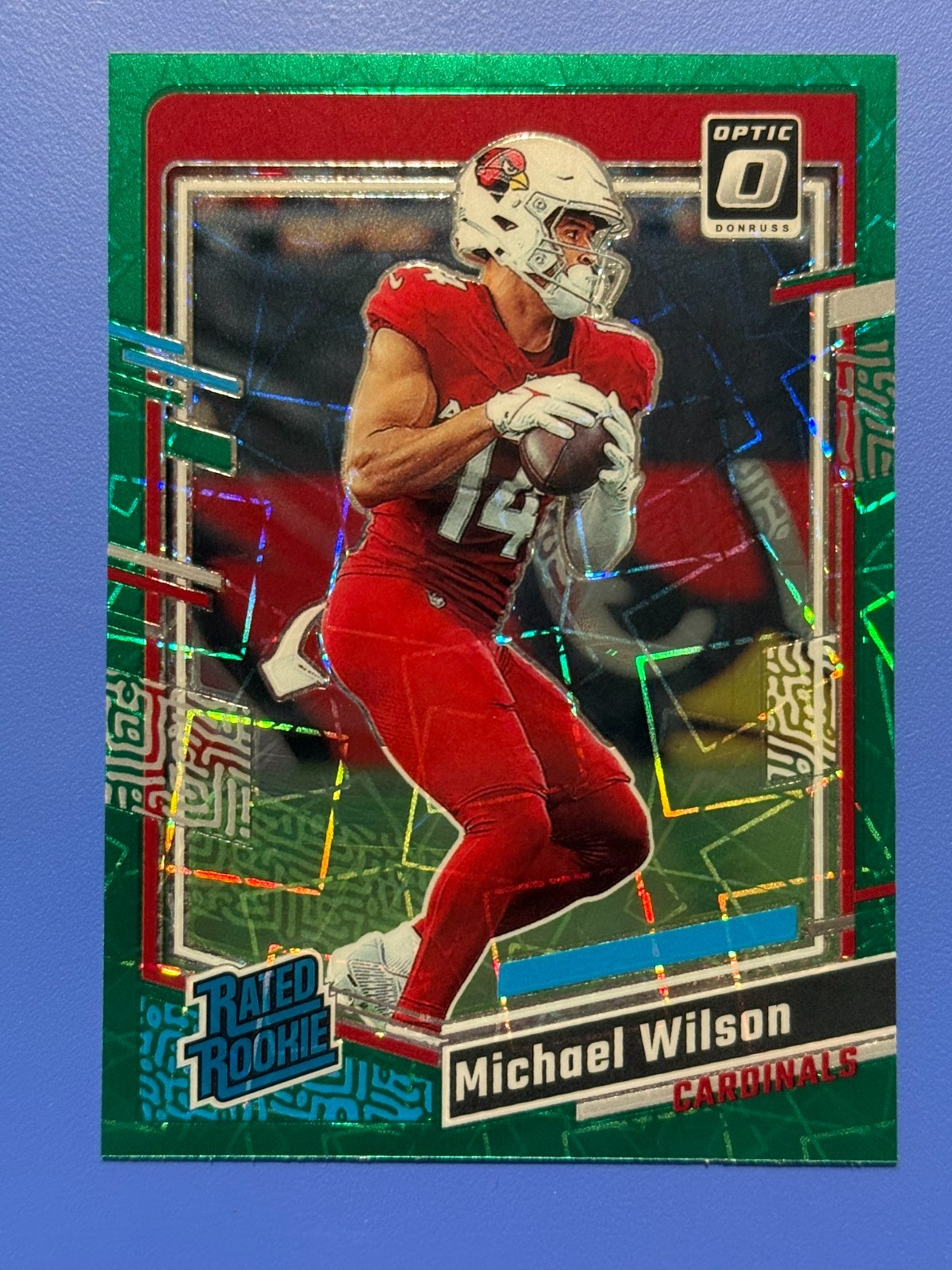 Michael Wilson Panini Donruss Optic #204 Green Velocity