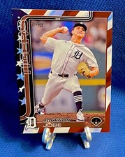 JACKSON JOBE 2025 Topps Series 2 Independence Day Rookie #490 41/76 RC TIGERS 📈