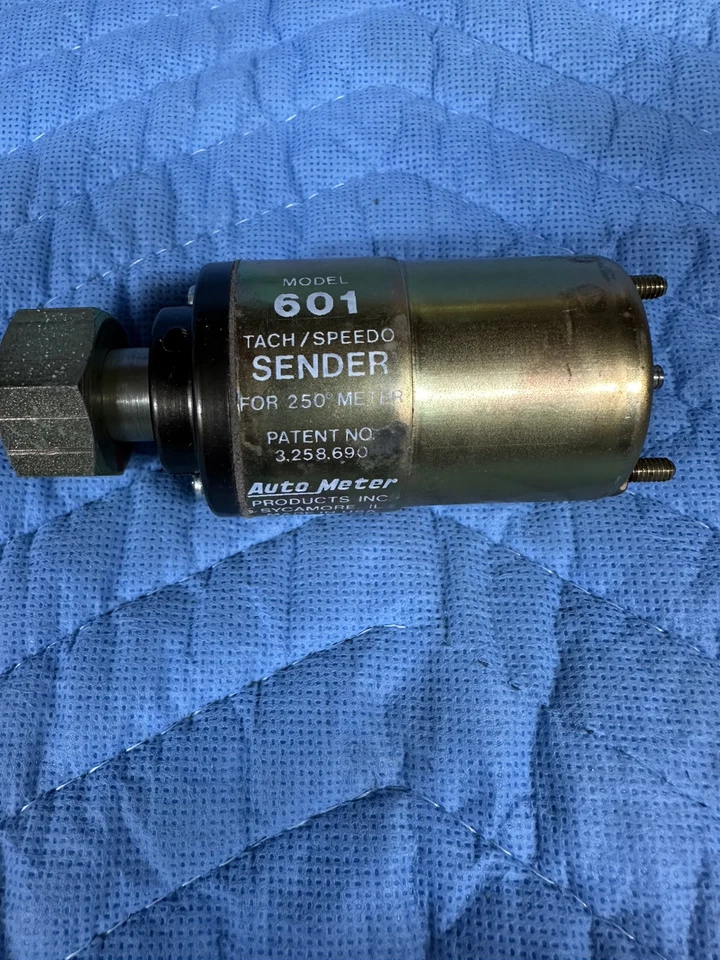 AUTO METER 1712 SPEEDOMETER GAUGE Adjustable Electric Sending Unit, Lighted - Image 4 of 4