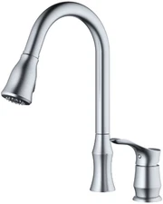 Karran USA KKF260 Hillwood 1.8 GPM 1 Hole Pull Down Kitchen - Stainless Steel
