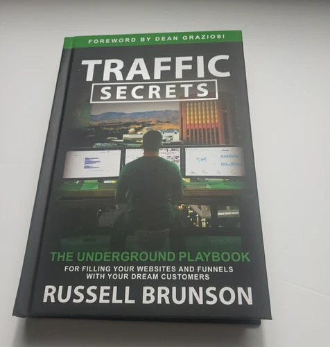 Traffic Secrets Russell Brunson Paperback Marketing Sales Funnel Business Book