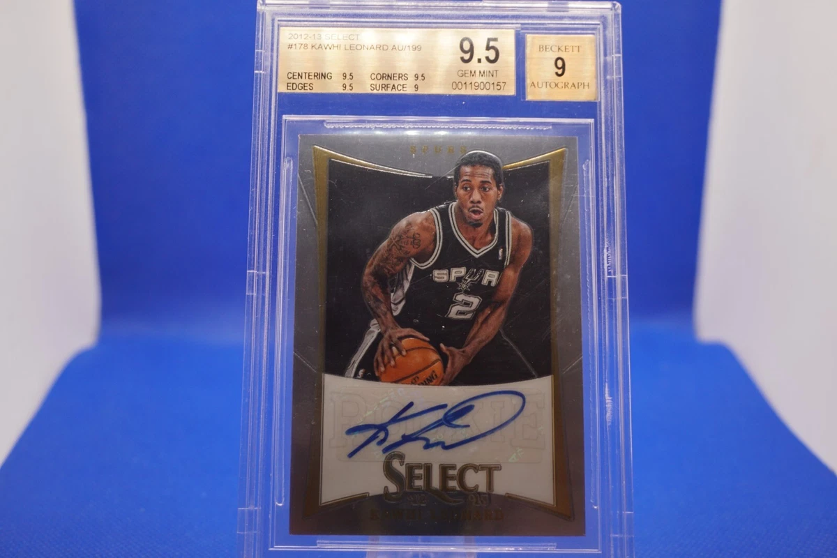 Kawhi Leonard Beckett Grading Services (BGS) 9.5 Graded Basketball 
