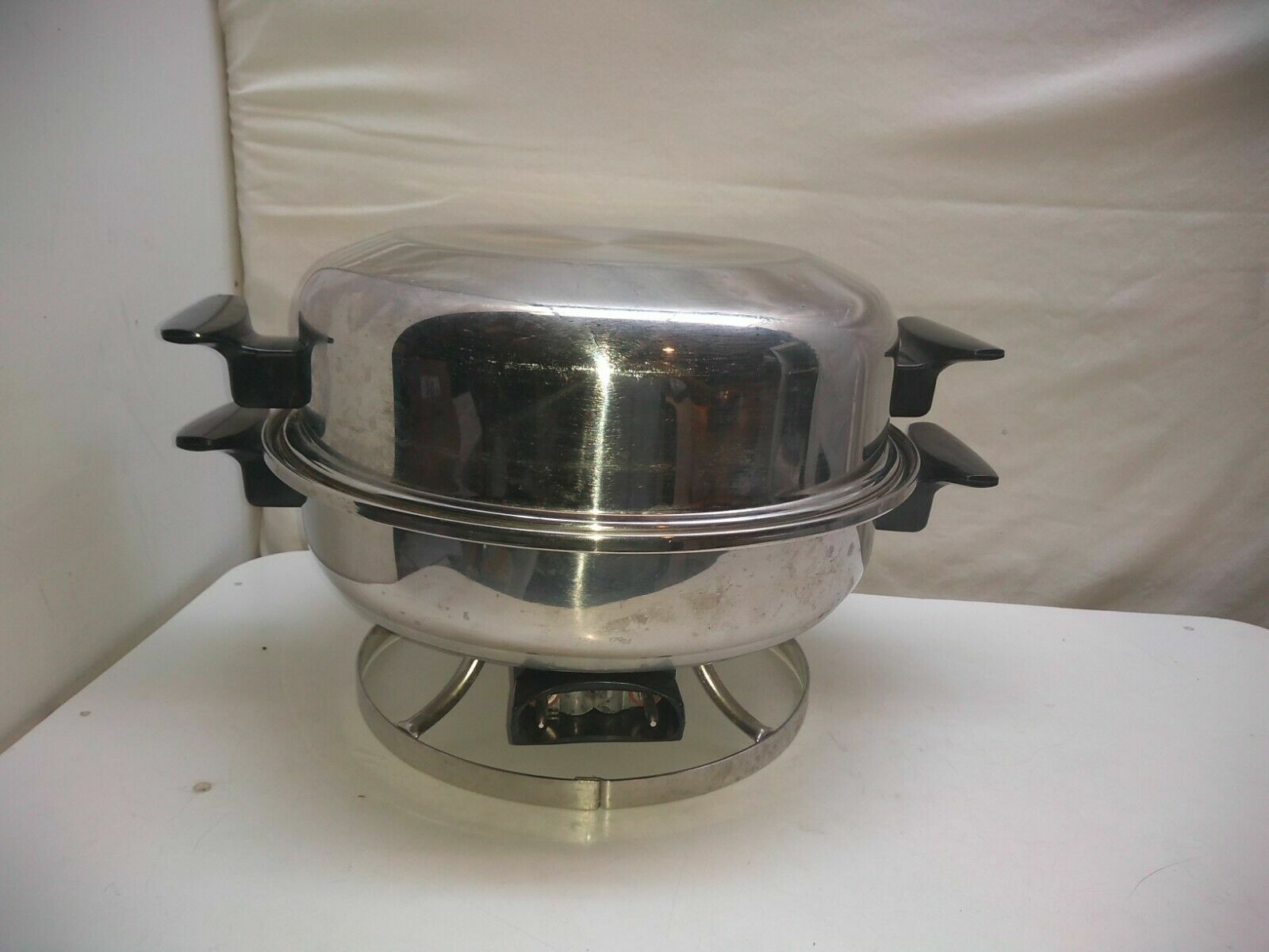 Townecraft Chef's Ware 11" Electric Skillet Stainless Liquid Core Pot