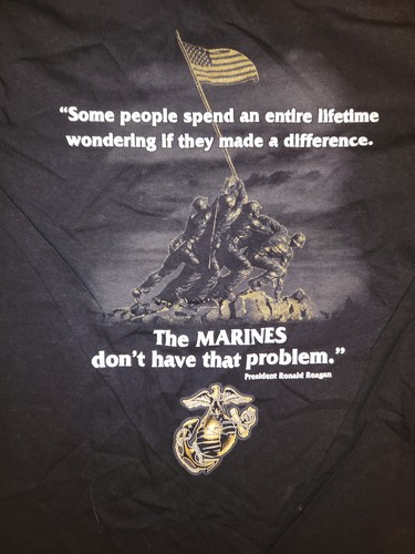 Maglietta U.S. Marine Corps Marines non ha quel problema NERA adulto - Foto 1 di 2
