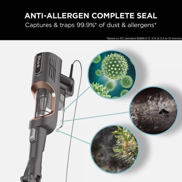 Shark HZ500UKT Corded Stick Vacuum Cleaner Rose Gold Carpet Reconditioned HZ500 - Image 2 of 4