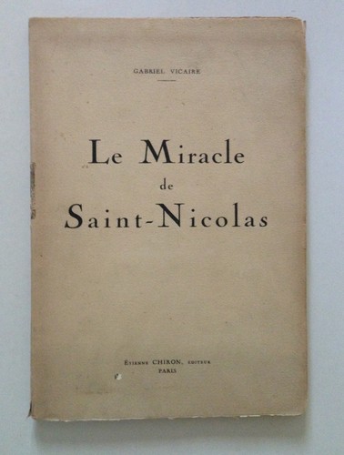 VIKAR GABRIEL DAS WUNDER DES HEILIGEN NIKOLAS SANTA KLAUS WEIHNACHTEN PARIS CHIRON 1927 - Bild 2 von 3