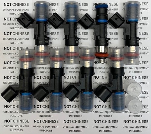 8 NEW Bosch GM OEM Fuel Injectors 2005-07 Corvette CTS GTO 6.0L 12569113 - Picture 2 of 3