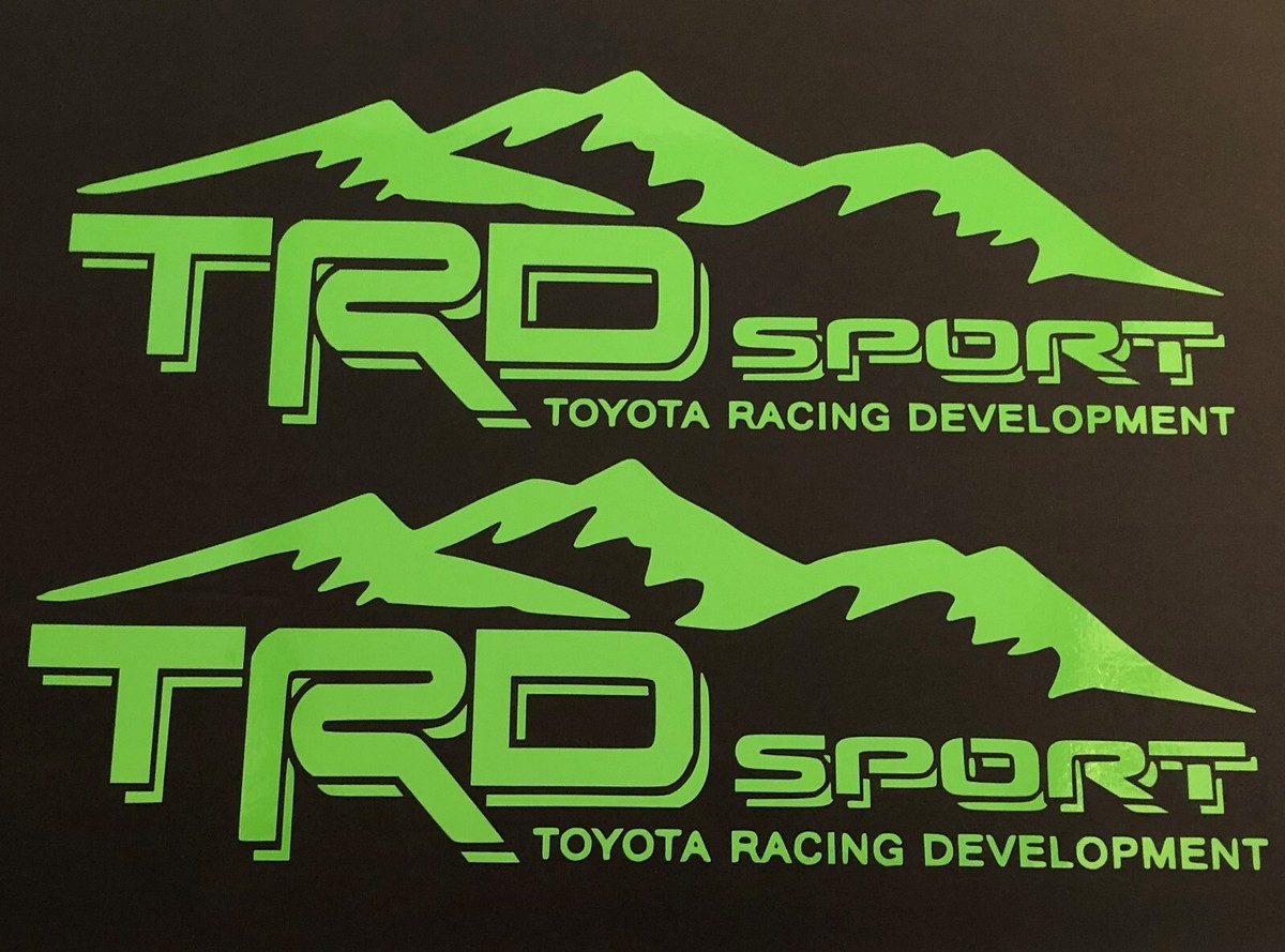 TRD Sport Toyota Racing Development Decal Sticker Graphic Tacoma