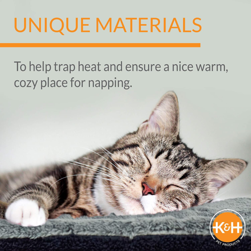 K&H PET PRODUCTS Self-Warming Cat Bed Pad, Self Heating Pad for Outdoor Cat Hous - Picture 7 of 12