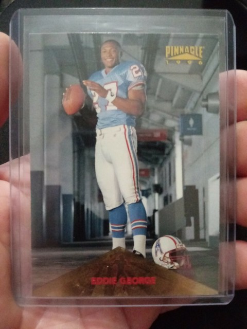  1996 Pinnacle EDDIE GEORGE rookie Football Card 170 Oilers Ohio 