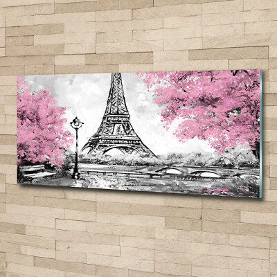 Acrylglas-Bild Wandbilder Druck 125x50 Deko Sehenswürdigkeiten Eiffelturm Paris