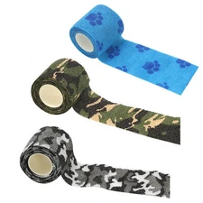  8X Self-adhesive Elastic Bandage First Aid Sport Bandage Tape Multi For Knee 