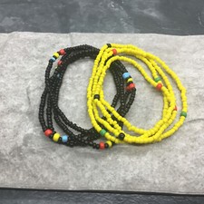 2 PC Handcrafted Waist Beads Jewelry African Bohemia Bracelets Anklet New 4715
