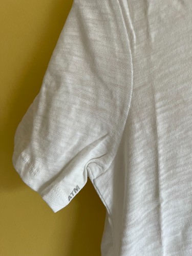 $120 New ATM Slub Jersey V Neck Cotton Tshirt White Yellow Purple Black XS S M L - Picture 16 of 21