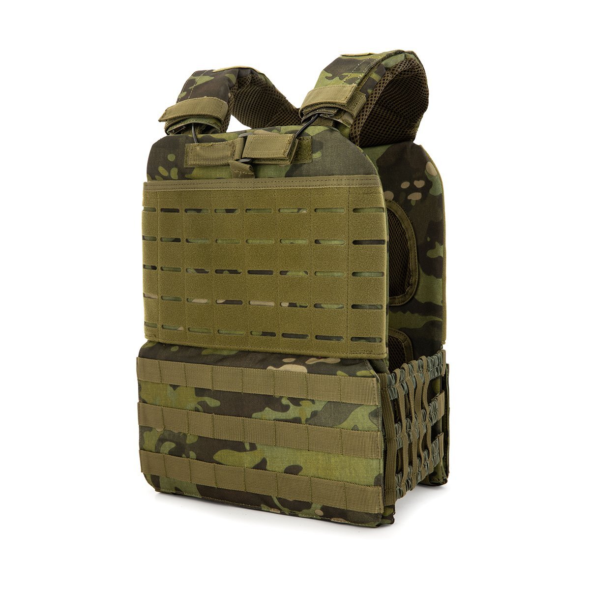 BeyondRX Weighted Vest Camo Green 40kg)