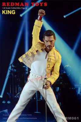 REDMAN TOYS 1/6 クイーン バンド キング  RM061 REDMAN TOYS RM061 1/6 RockBand KING Freddie Mercury Male Action