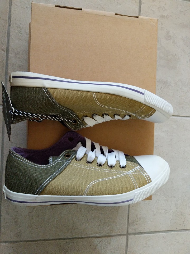 Mambo Sneakers brand new Women's Size 8 in two tone Khaki with ...