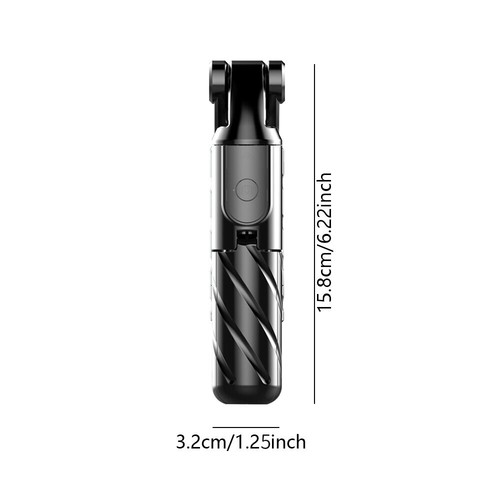 Retractable selfie stick all-in-one tripod, 26-inch wireless phone stand - Picture 3 of 12
