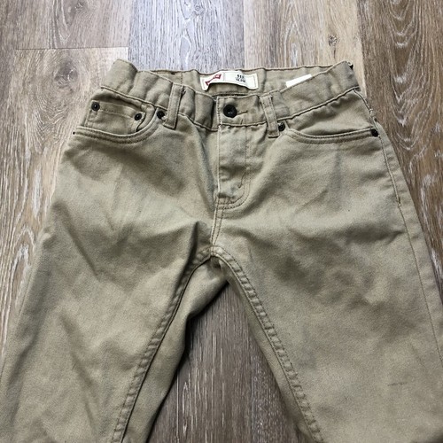 LEVI'S 511 Slim Low Rise Brown Denim Jeans Boy's Size W 26 L 26 12 R - Picture 7 of 11