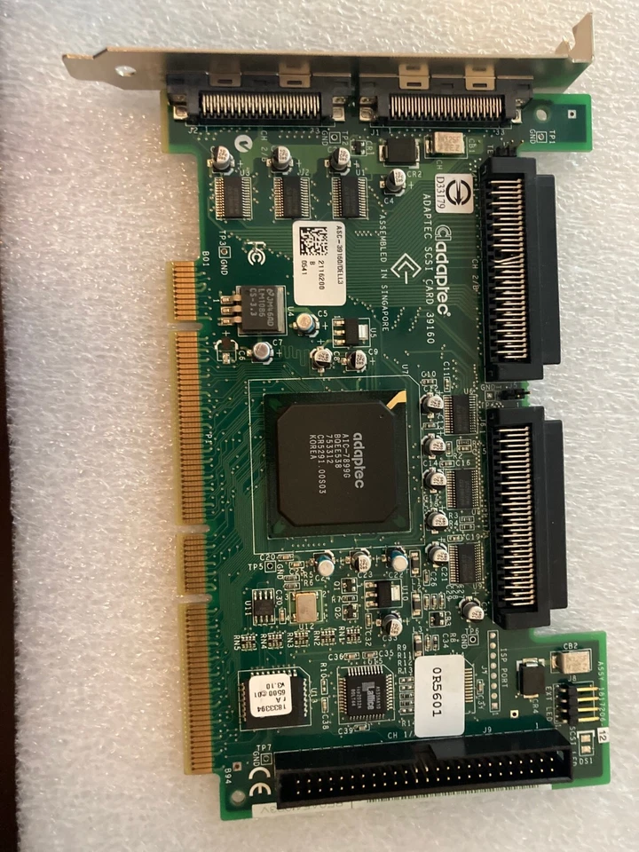 Dell Adaptec SCSI Card controller adapter ASC 39160 UP601 - Image 2 of 4