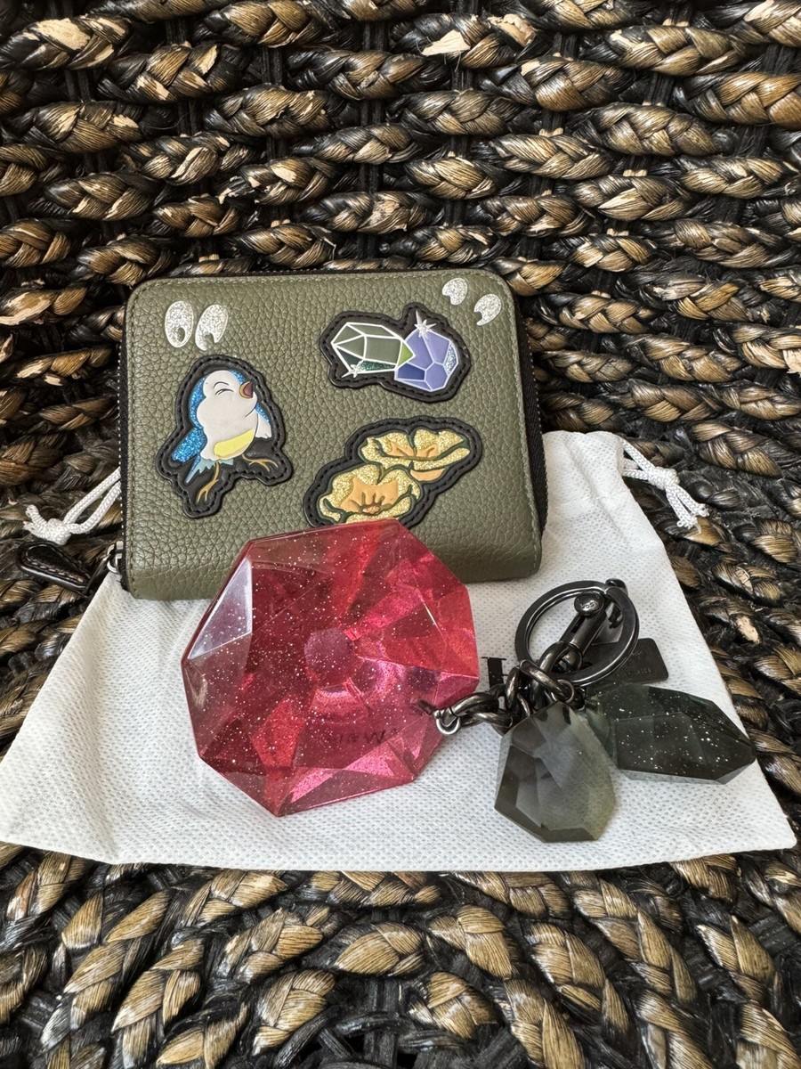 Authentic Disney X Coach Snow White Small Wallet w/ Spooky Eyes+