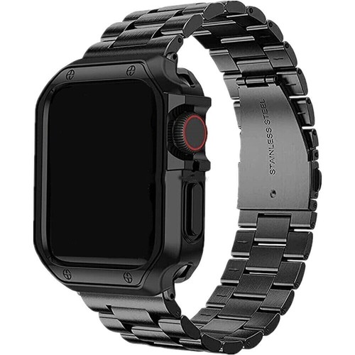Metal Watch Band Strap With + Soft Case For Apple Watch Ultra 8 7 6 5 4 3 2 1 SE - Picture 5 of 38