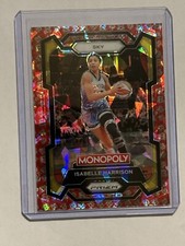 2024 Panini Monopoly WNBA Isabelle Harrison Free Parking Cracked Ice Sky