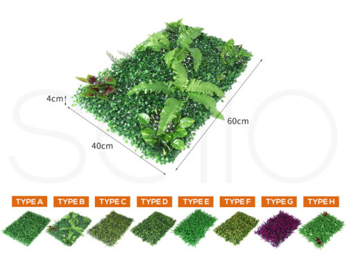 Marlow Artificial Plant Grass Wall Panels Fake Hedge Garden Vertical Mat Fence - Picture 2 of 132