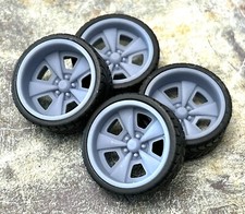 124 Scale 24-inch Schott Ss Wheels And Tires Resin125