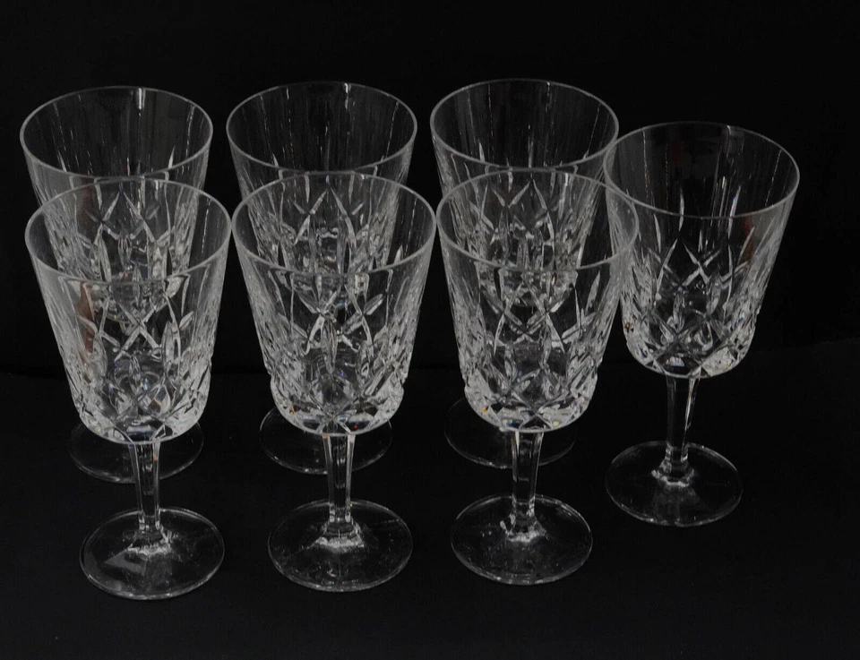 7 кубков воды Gorham Crystal King Edward, 7 1/8 дюйма - Изображение 2 из 4