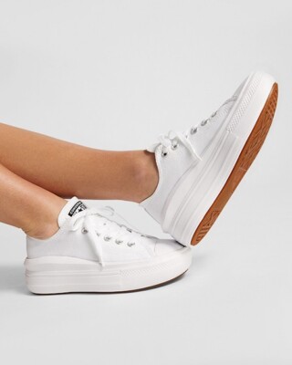 韓国限定CONVERSE CTAS MOVE OX ホワイト 8.5 Converse Chuck Taylor All Star Move OX White 3-12Size 570257C