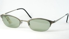 EYEVAN Allure P PEWTER SUNGLASSES GLASSES W/ LIGHT GREEN LENS 47-20-140mm Japan