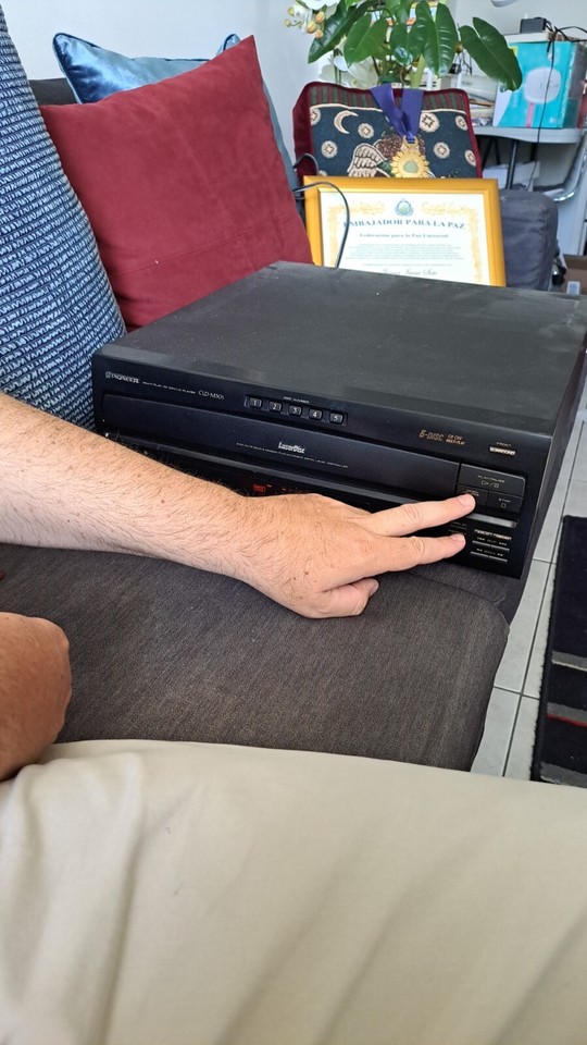 Pioneer CLD-M301 Lecteur CDV/Laserdisc 5 Disques - Testé & Fonctionne (sans Télécommande)
