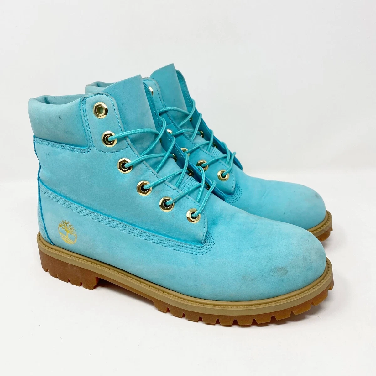 Turquoise timberlands best sale