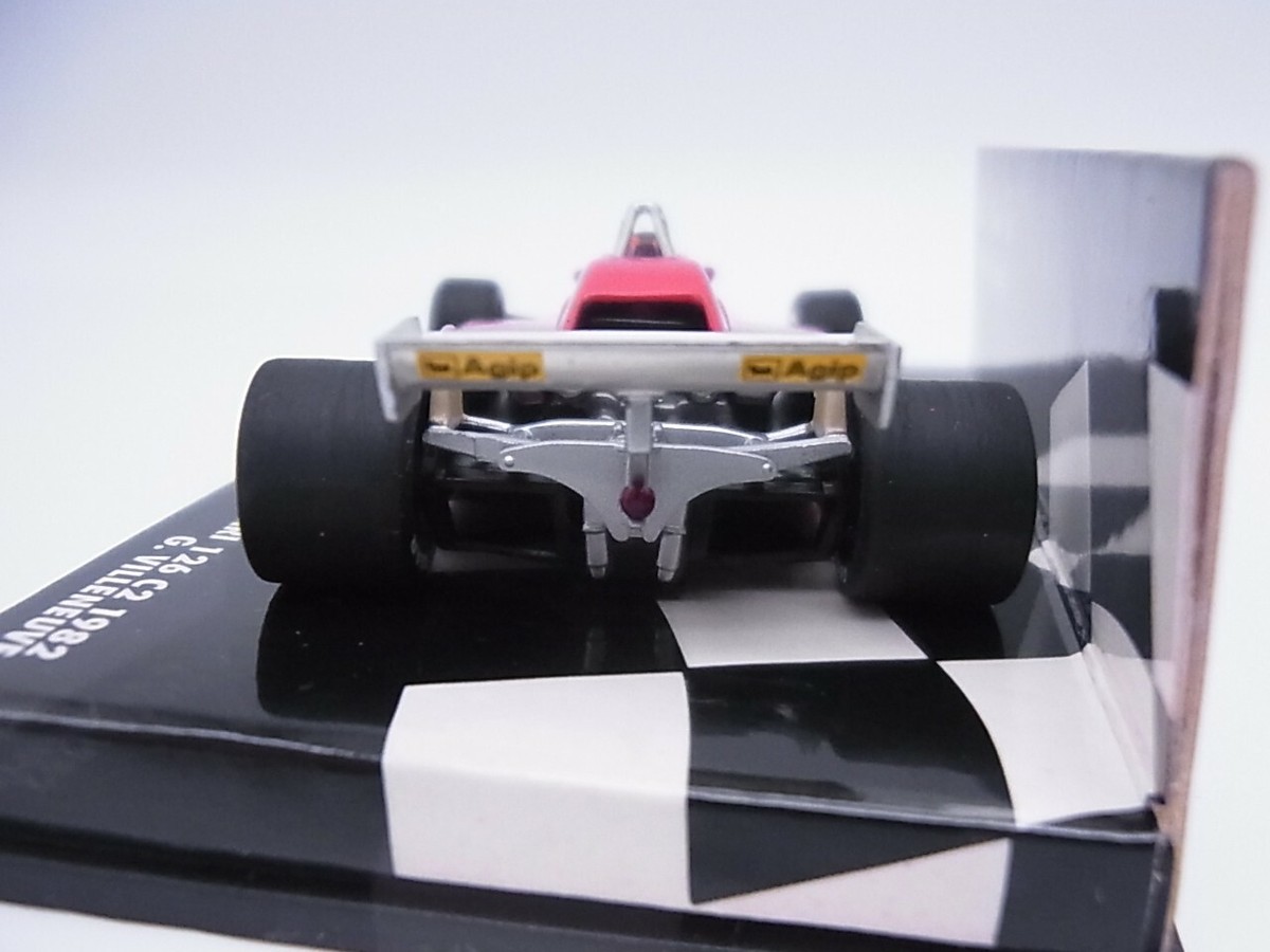 ミニチャンプス F1FERRARI126C21982 G.VILLENEUVE ミニチャンプス F1FERRARI126C21982 G.VILLENEUVE Minichamps F1