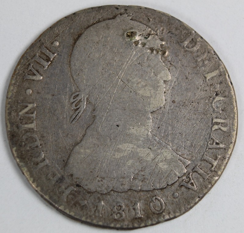 1810 JP (PERU) 4 REALES --IMAGINARY BUST -- VERY  RARE----